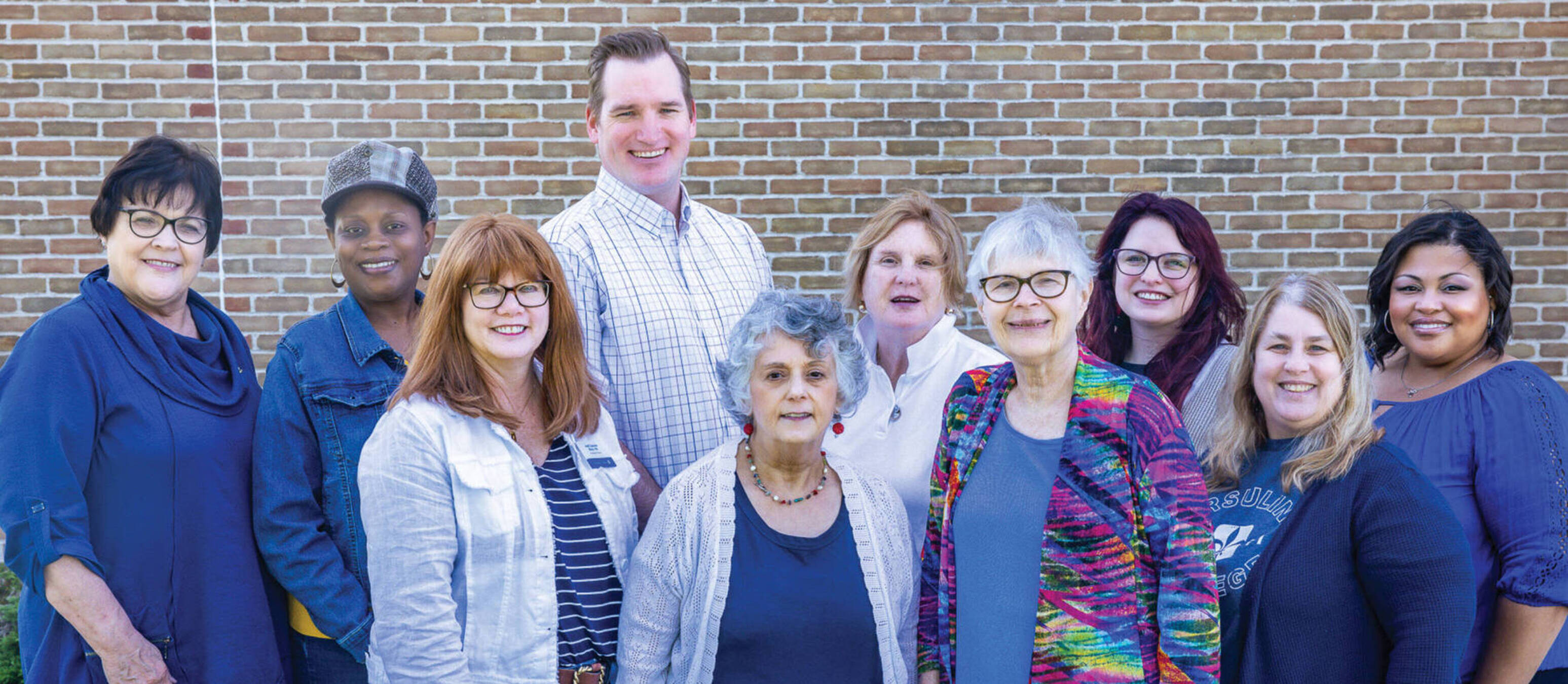 Photos of board members of Ursuline's Alumni Association
