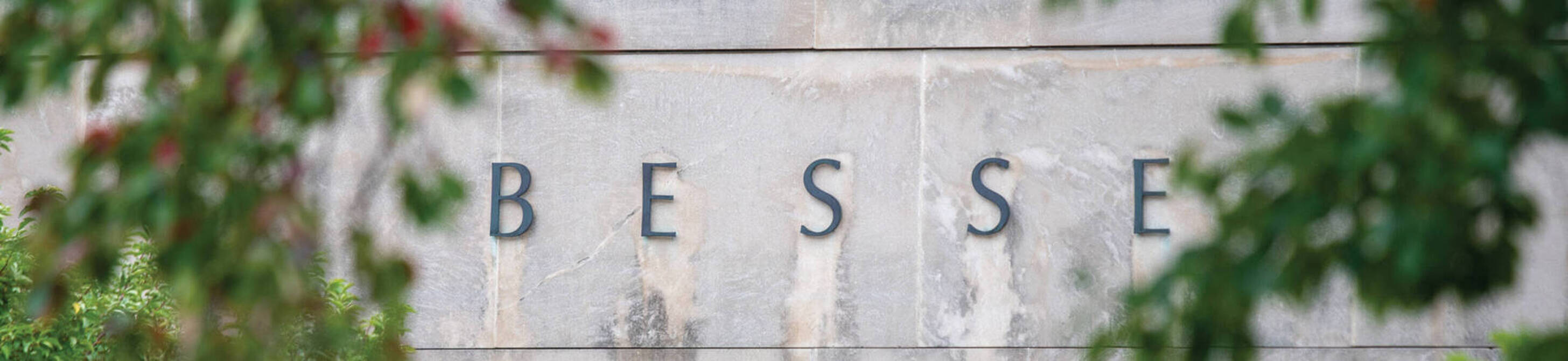 Image of Front of Besse Library on Ursuline's Campus