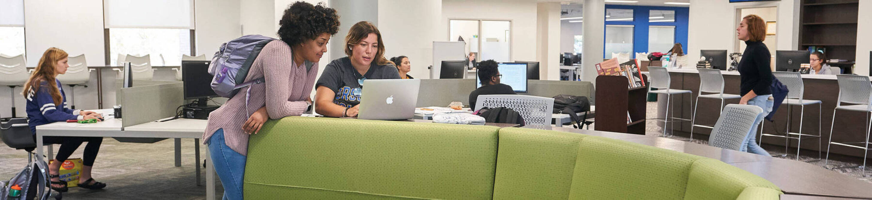 Image of the Learning Commons at Ursuline's Besse Library